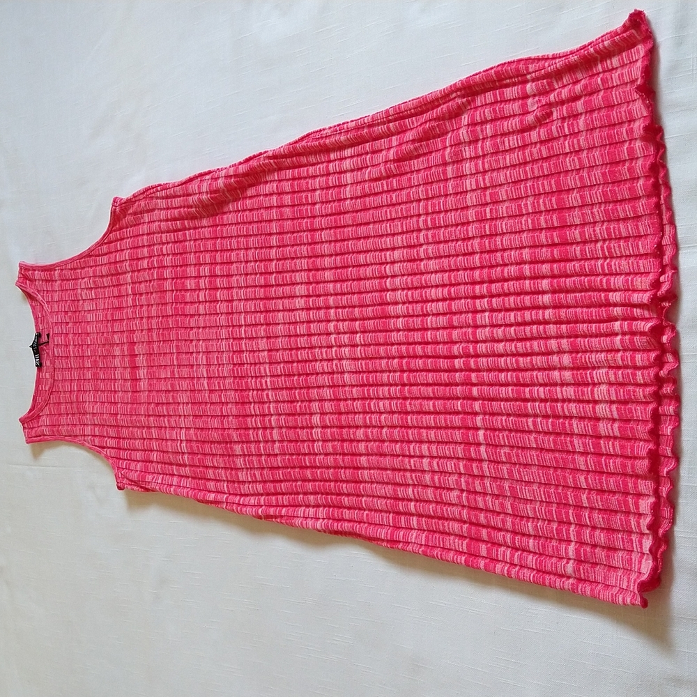 Zara ribbed knit tank sleeveless dress size small Knee Length - Picture 8 of 14